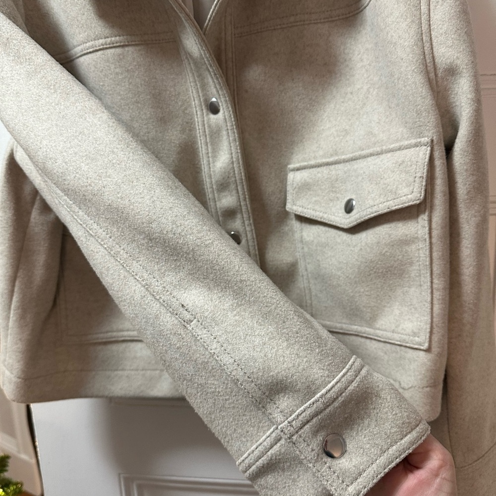 LOFT Light Tan Utility Jacket - Picture 5 of 11